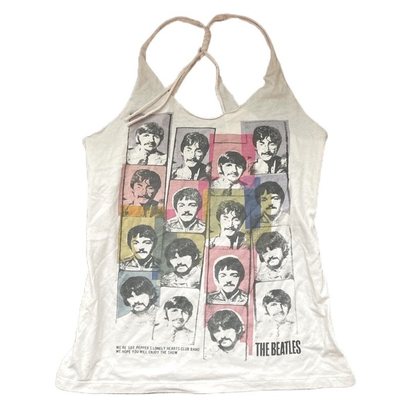 Vintage BEATLES Band Tank - Picture 1 of 4